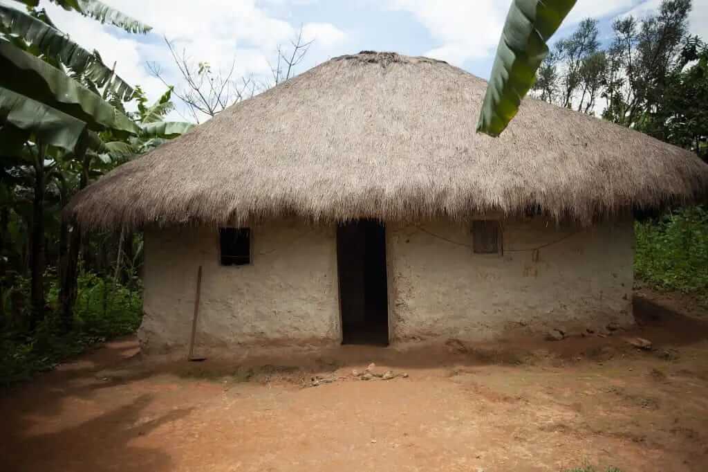 A simple hut — a Dollar Street home.