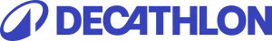 Decathlon a searchHub customer - blue Logo with white background