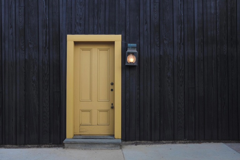 Locked Door waiting to be opened.