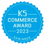 searchHub wins K5 Award Certificate Emblem