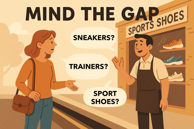 Vocabulary mismatch is the reason this shop owner doesn't understand which product the customer is looking from. Trainers, Sneakers, or Sport Shoes.