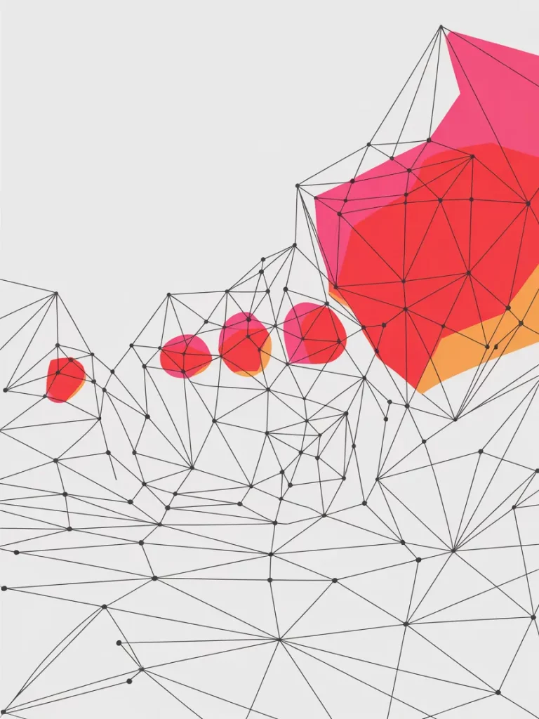 Abstract depiction of searchHub ecommerce vector search optimization