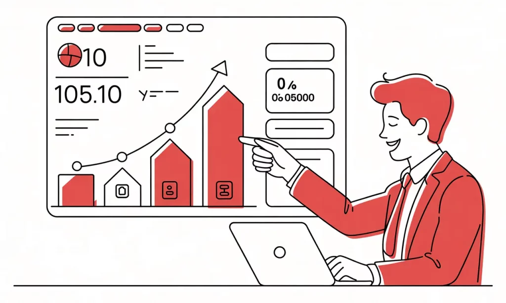 searchHub analytics showing increase in ecommerce search kpis.